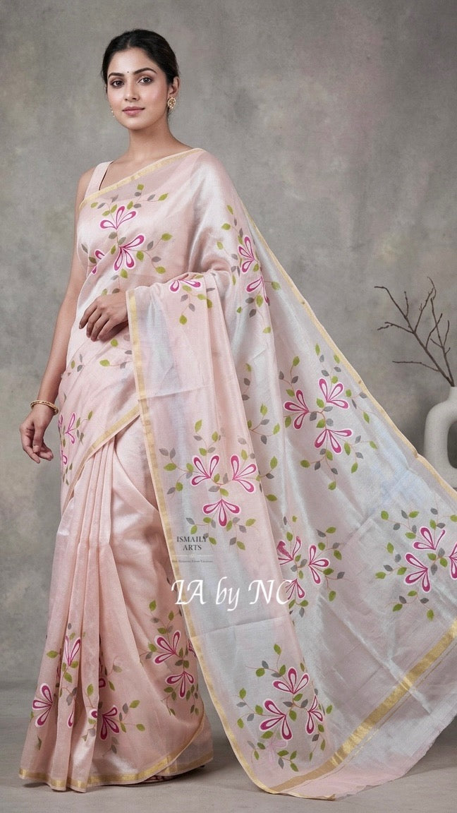 Baby Banarasi Pure Kora Organza Saree