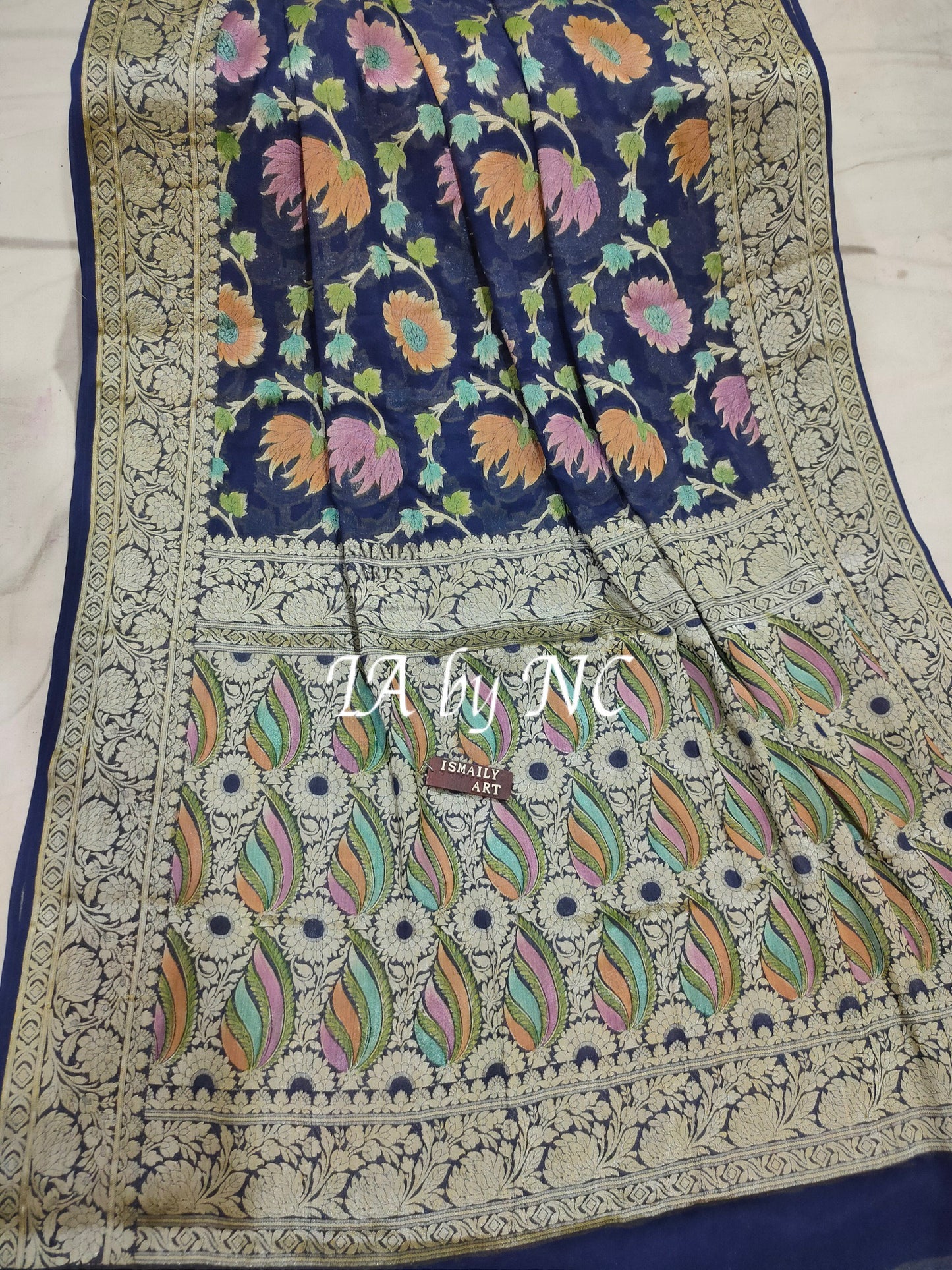 Banarasi Pure Chiffon Georgette Saree