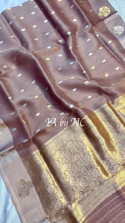 Bole Banarasi Pure Kora Silk Kadwa Saree