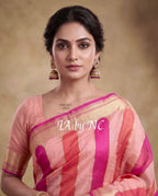 Baby Banarasi Pure Kora Organza Kadwa Saree