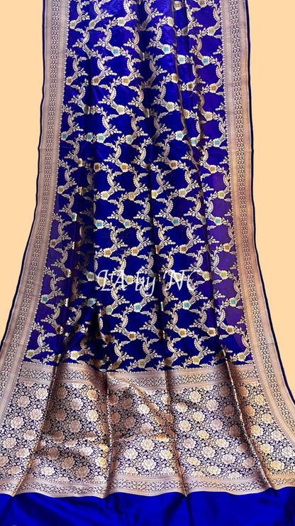 Royal Banarasi Pure Katan Silk Meenakari Pattu Saree