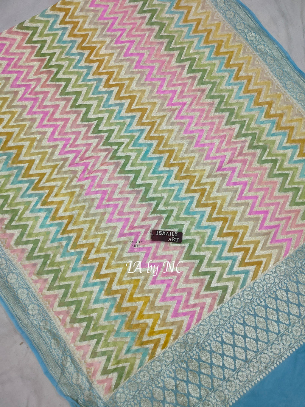 Banarasi Pure Khaddi Georgette Dupatta