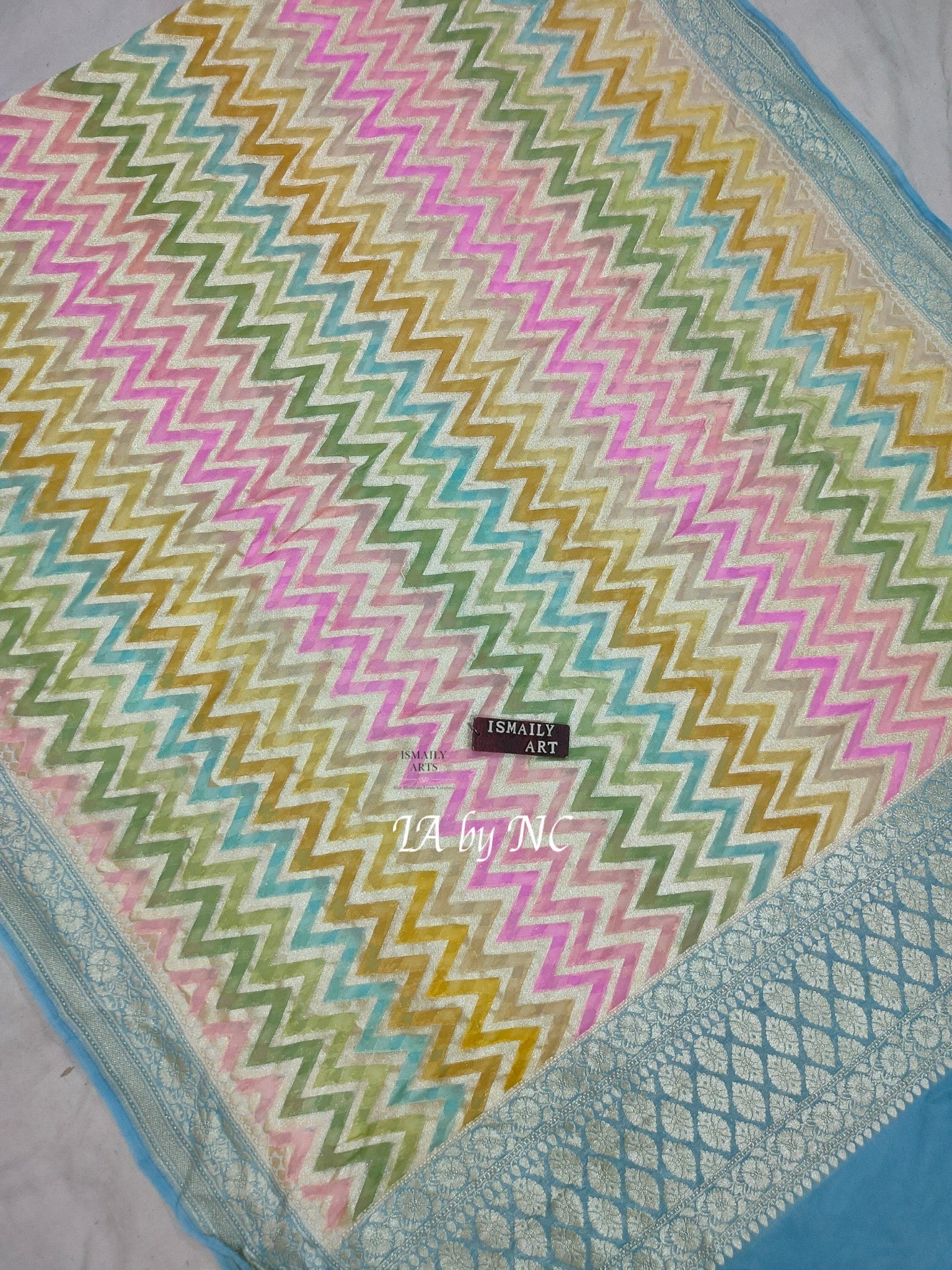 Banarasi Pure Khaddi Georgette Dupatta