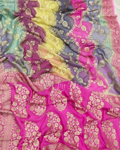 Banarasi Pure Khaddi Georgette Saree