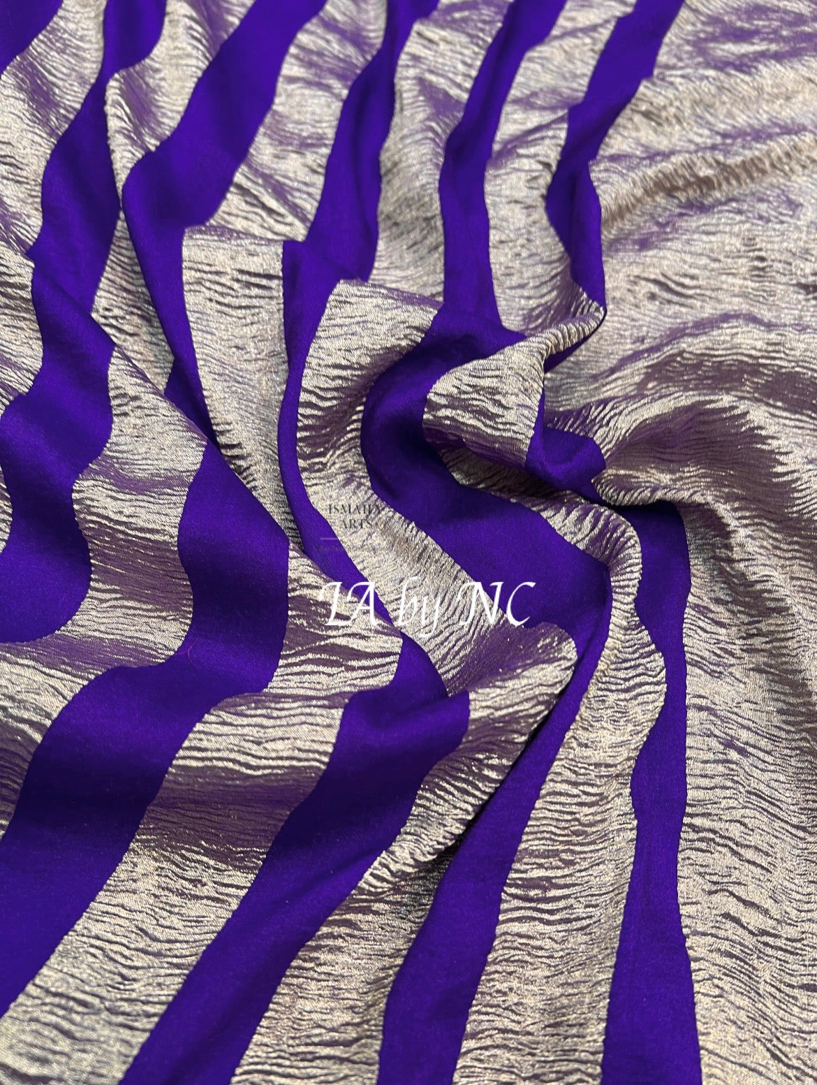 Grape Banarasi Pure Munga Silk Saree