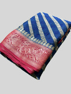 Yale Banarasi Pure Chiffon Georgette Saree