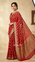 Imperial Banarasi Pure Khaddi Georgette Saree