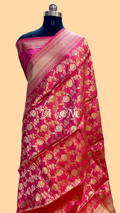 Punch Banarasi Pure Katan Silk Pattu Saree