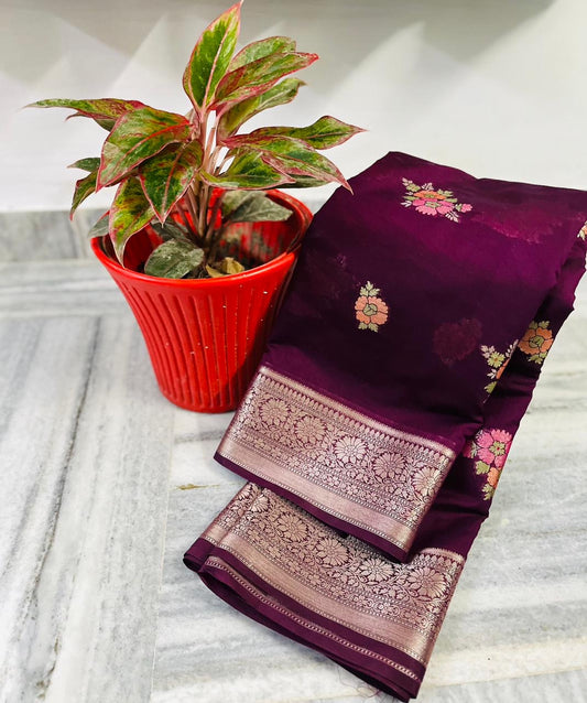 Banarasi Blend Khaddi Georgette Tilfi Saree