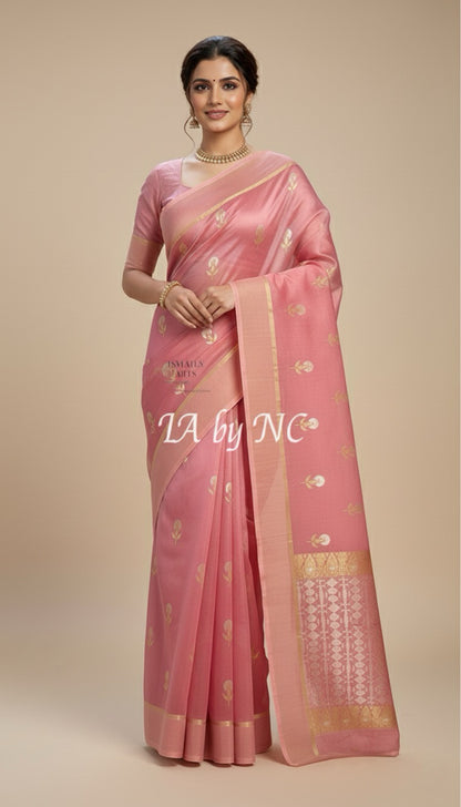 Thulian Banarasi Pure Kora Silk Saree