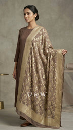 Cedar Banarasi Pure Khaddi Georgette Dupatta