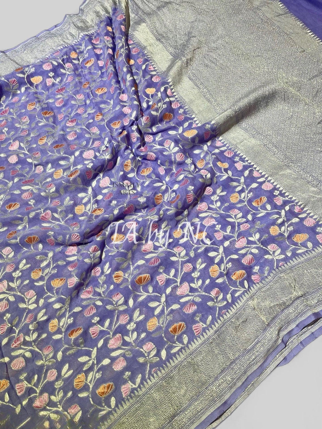 Ultra Banarasi Pure Khaddi Georgette Saree