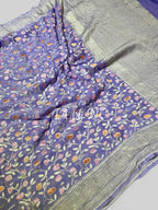 Ultra Banarasi Pure Khaddi Georgette Saree