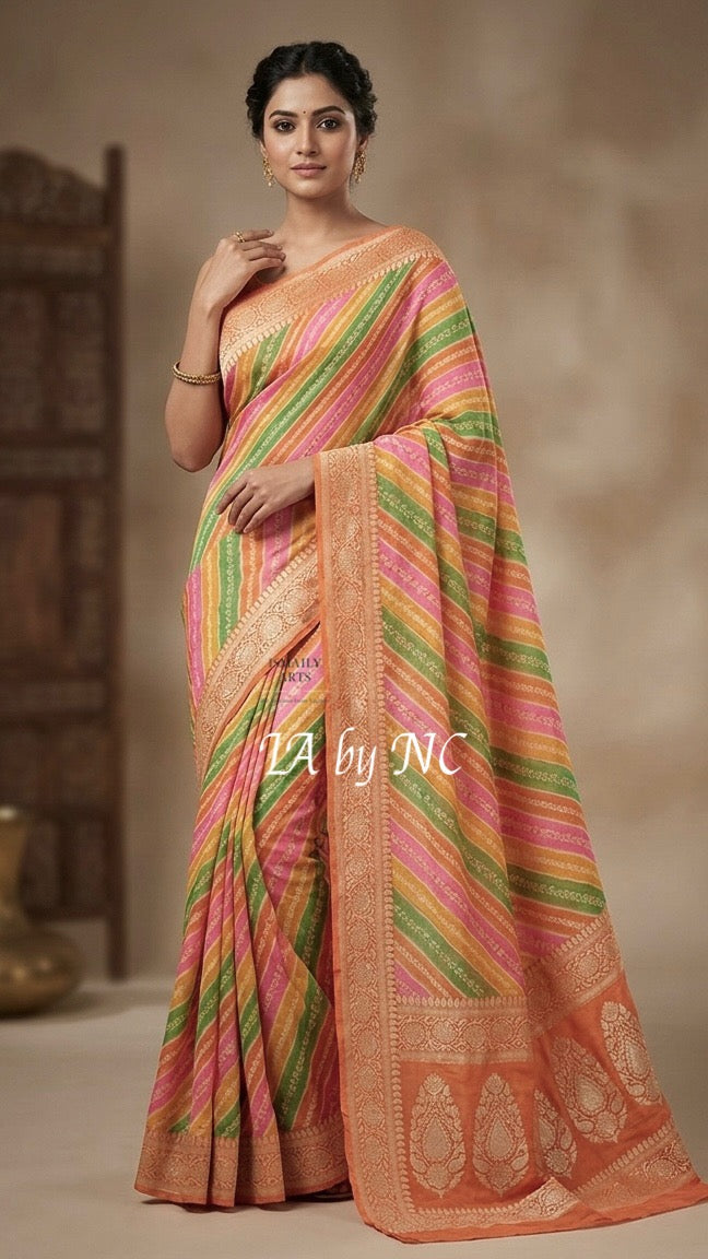 Rangkat Banarasi Pure Chiffon Georgette Saree