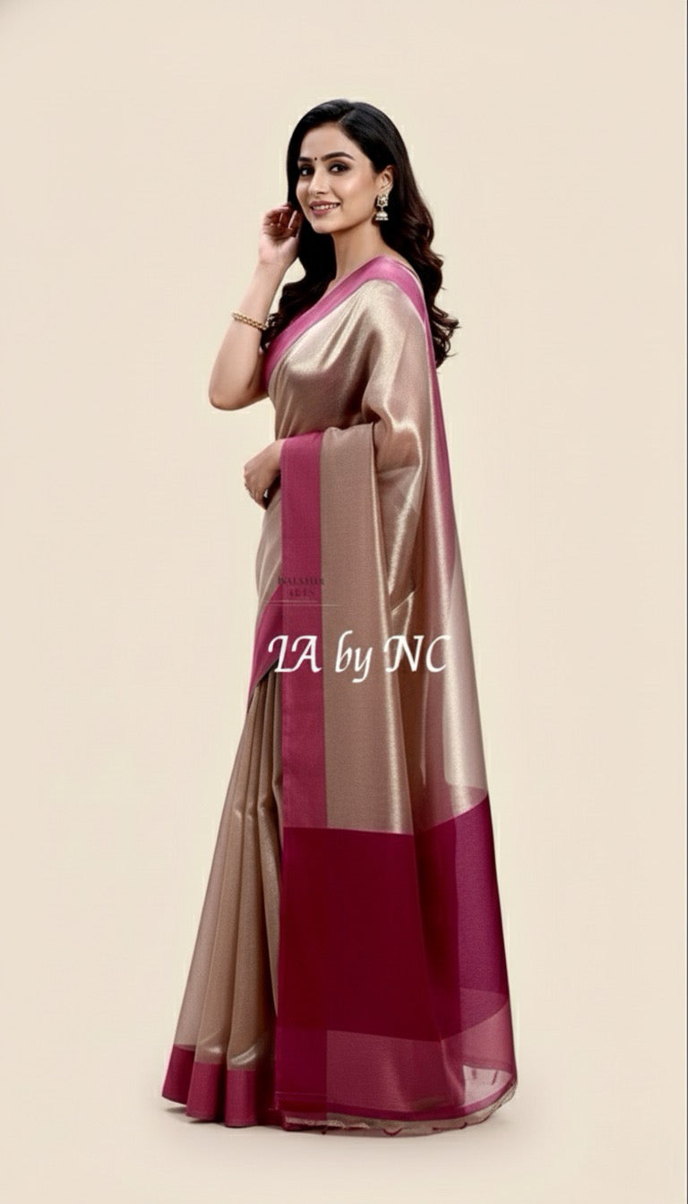 Barn Banarasi Pure Tissue Silk Saree