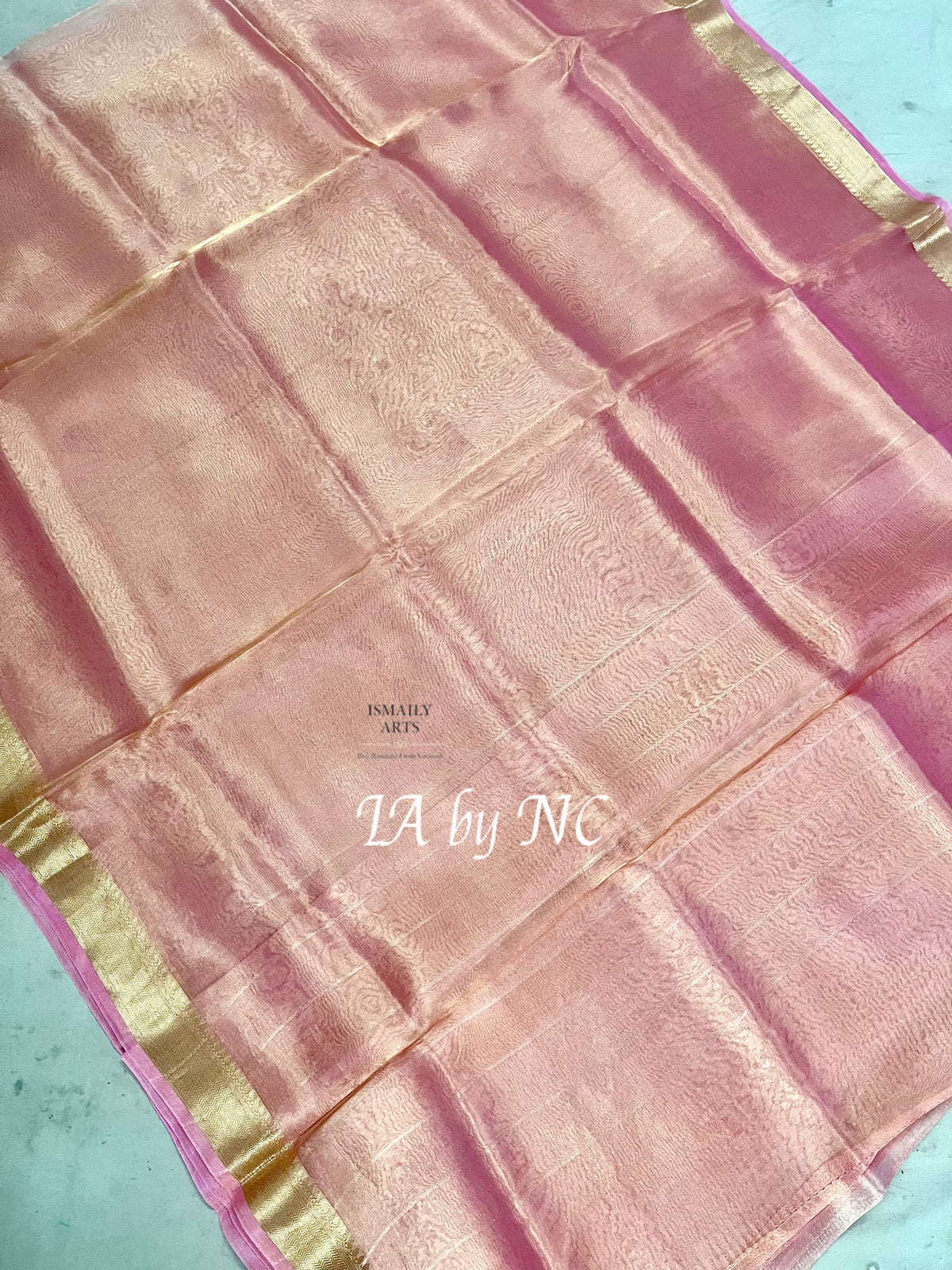Flamingo Banarasi Pure Tissue Silk Saree