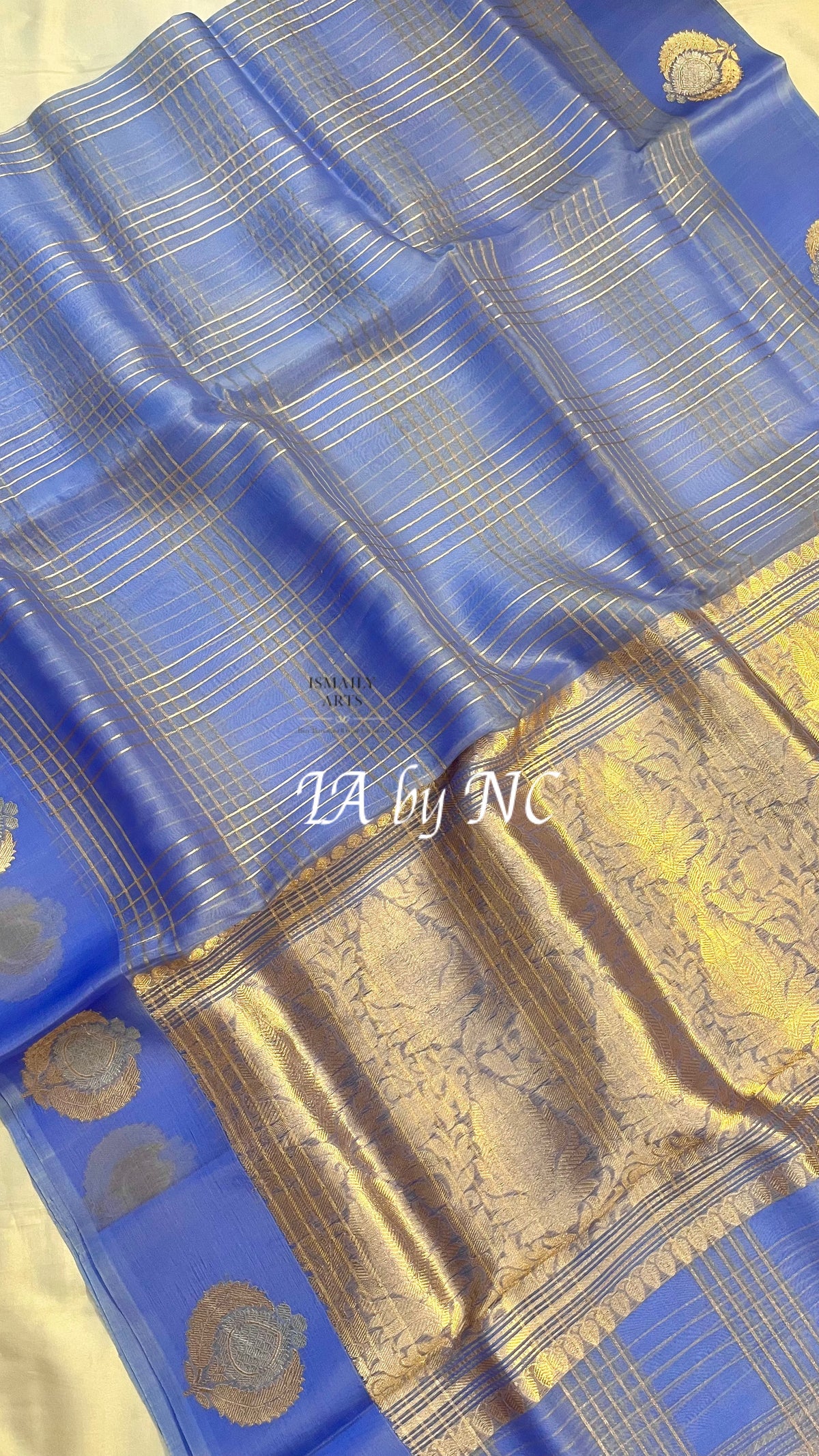 Carolina Banarasi Pure Kora Silk Kadwa Saree