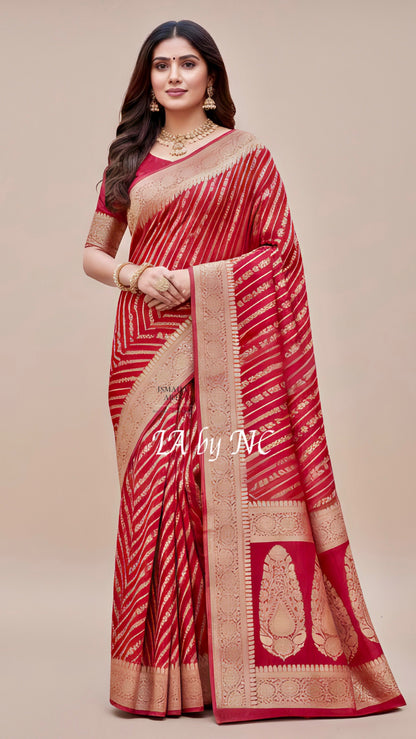 Imperial Banarasi Pure Chiffon Georgette Saree