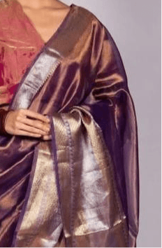 Byzantine Banarasi Pure Tissue Silk Saree
