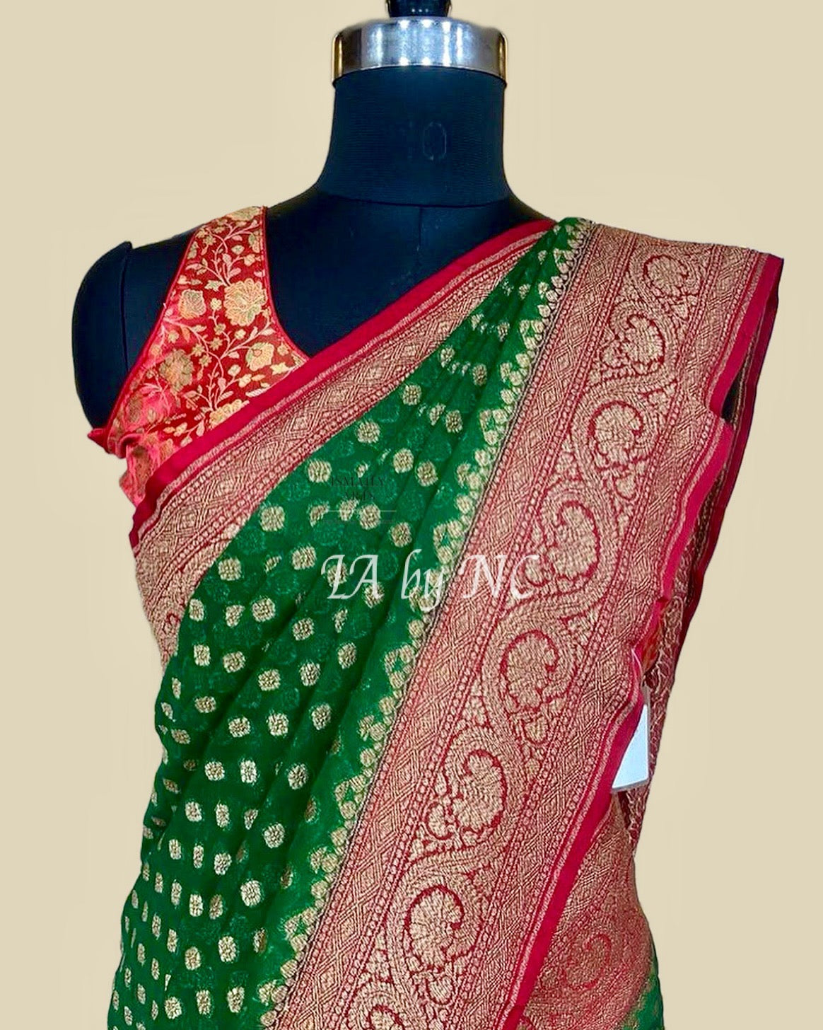 Sacramento Banarasi Pure Khaddi Georgette Saree