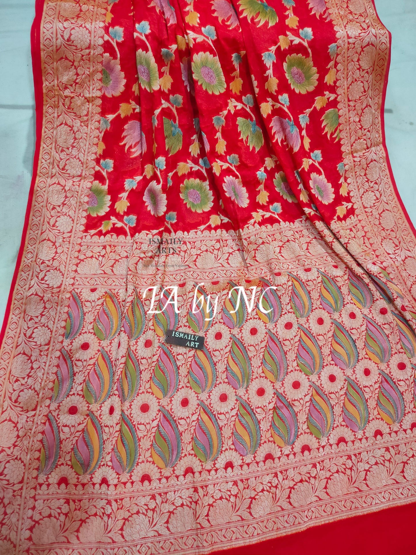 Banarasi Pure Chiffon Georgette Saree