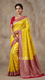 Tuscany Banarasi Pure Chiffon Georgette Saree