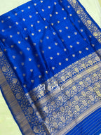 Royal Banarasi Pure Khaddi Tussar Kadwa Saree