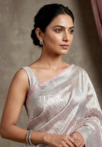 Baby Banarasi Pure Tissue Silk Brocade Saree