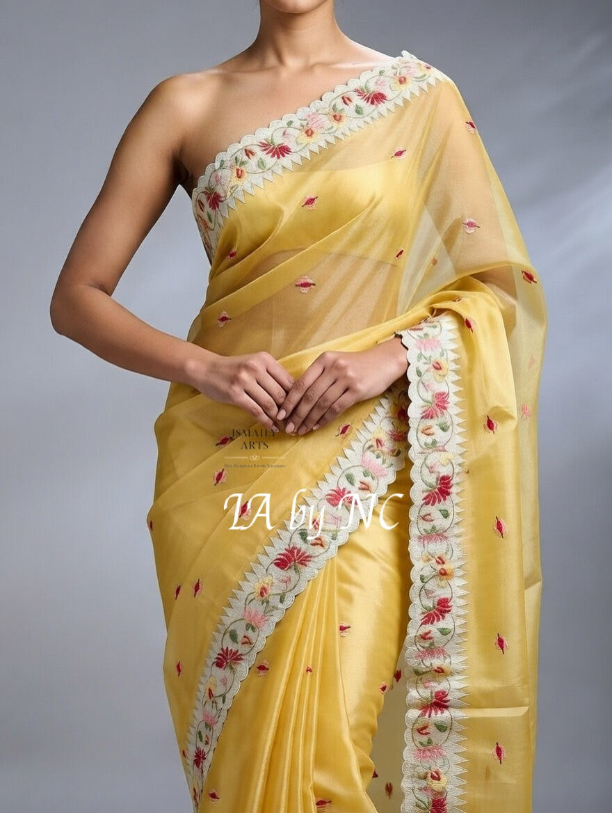 Tuscany Banarasi Pure Tissue Silk Designer Saree