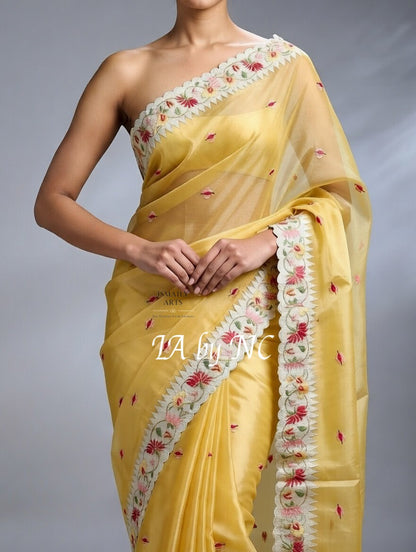 Tuscany Banarasi Pure Tissue Silk Designer Saree