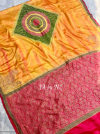 Tuscany Banarasi Pure Katan Mashru Silk Saree