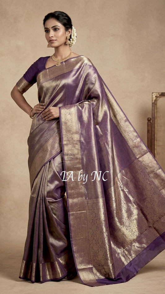 Byzantine Banarasi Pure Tissue Silk Saree