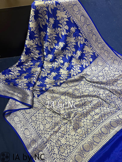 Royal Banarasi Pure Chiffon Georgette Saree