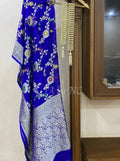 Royal Banarasi Pure Khaddi Georgette Meenakari Dupatta