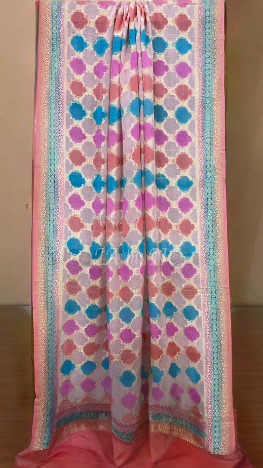 Banarasi Pure Khaddi Georgette Dupatta