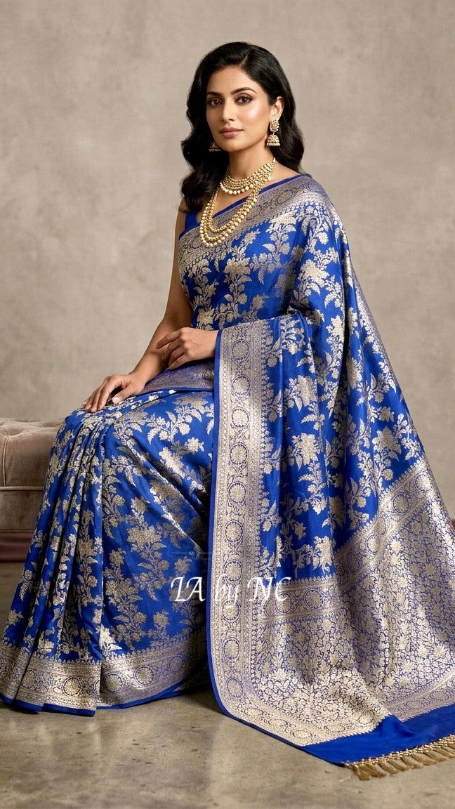 Royal Banarasi Pure Chiffon Georgette Saree