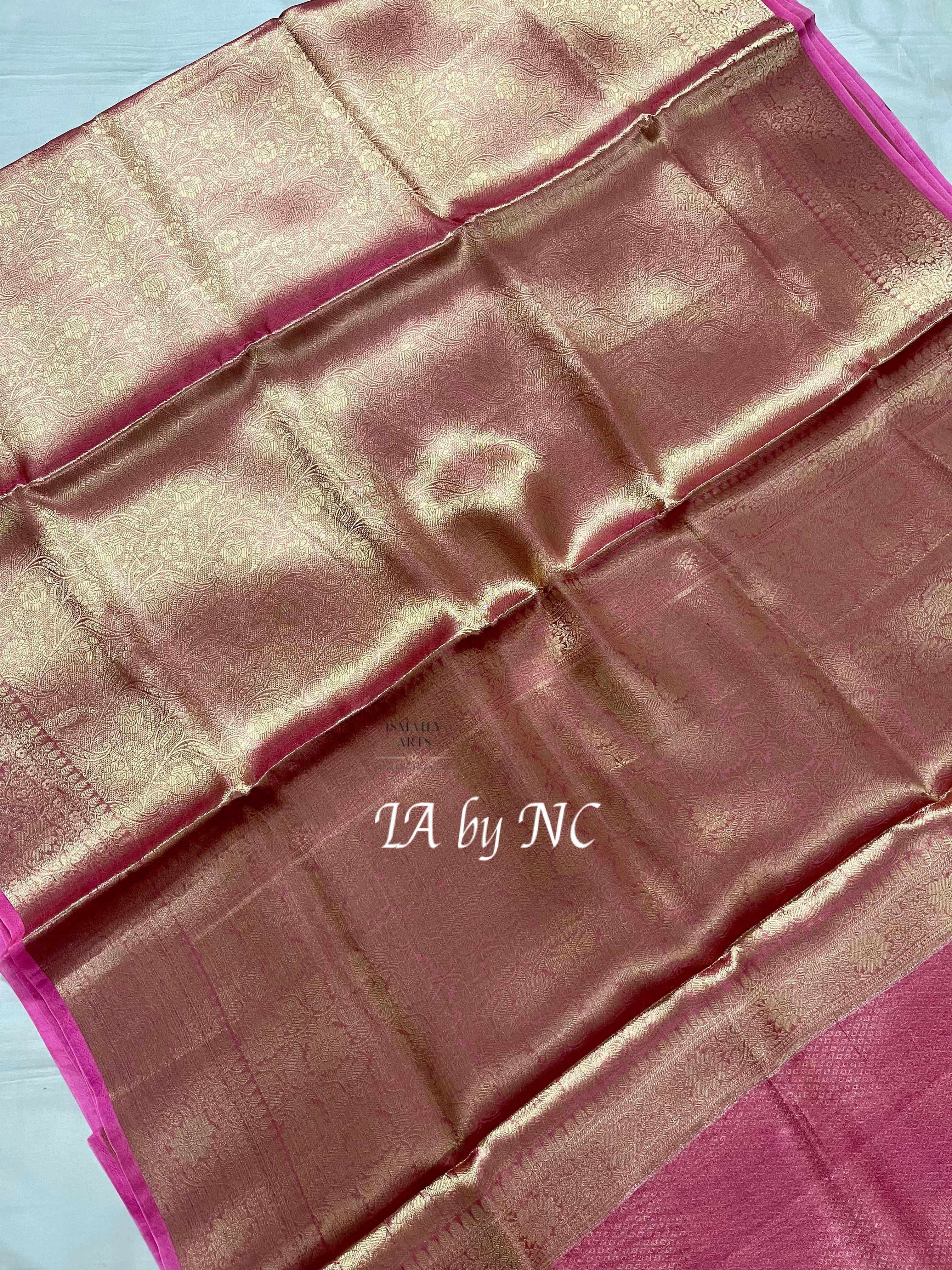 Punch Banarasi Pure Tissue Silk Brocade Saree