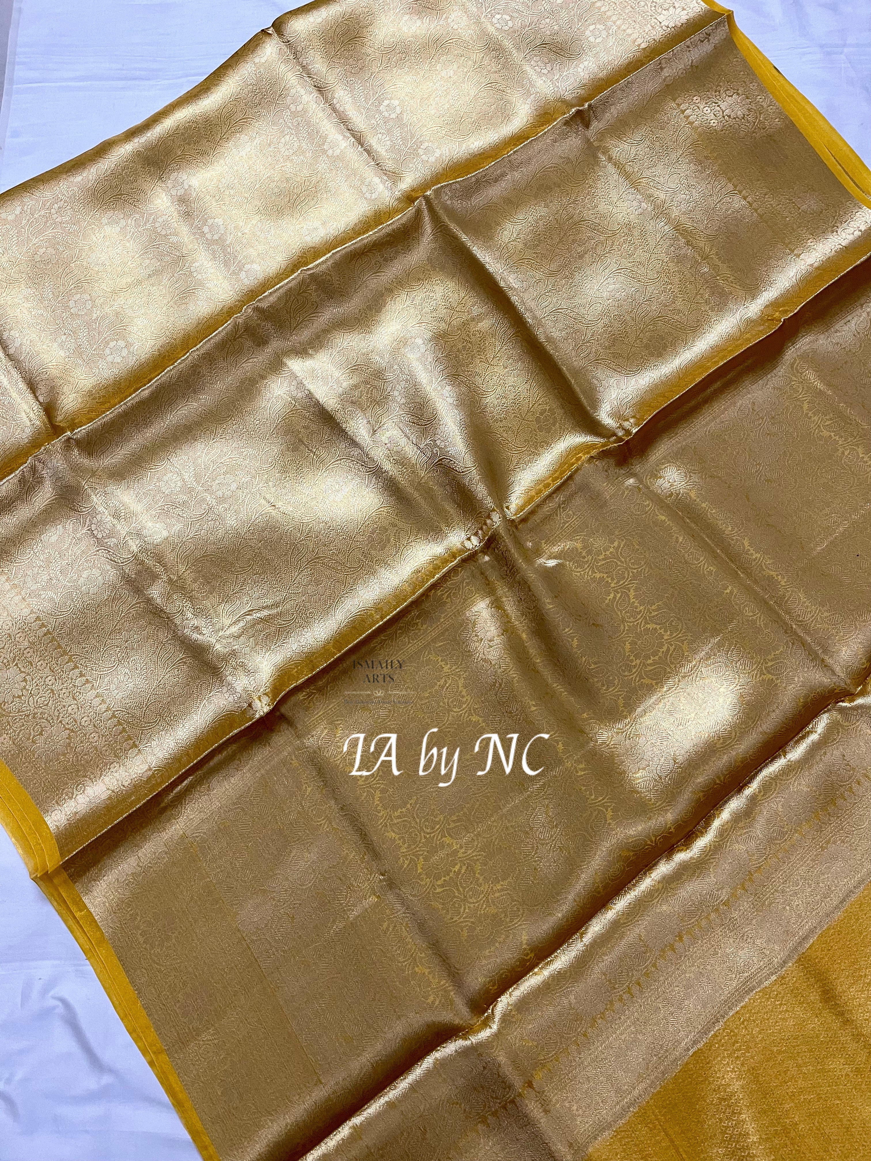 Tuscany Banarasi Pure Tissue Silk Brocade Saree