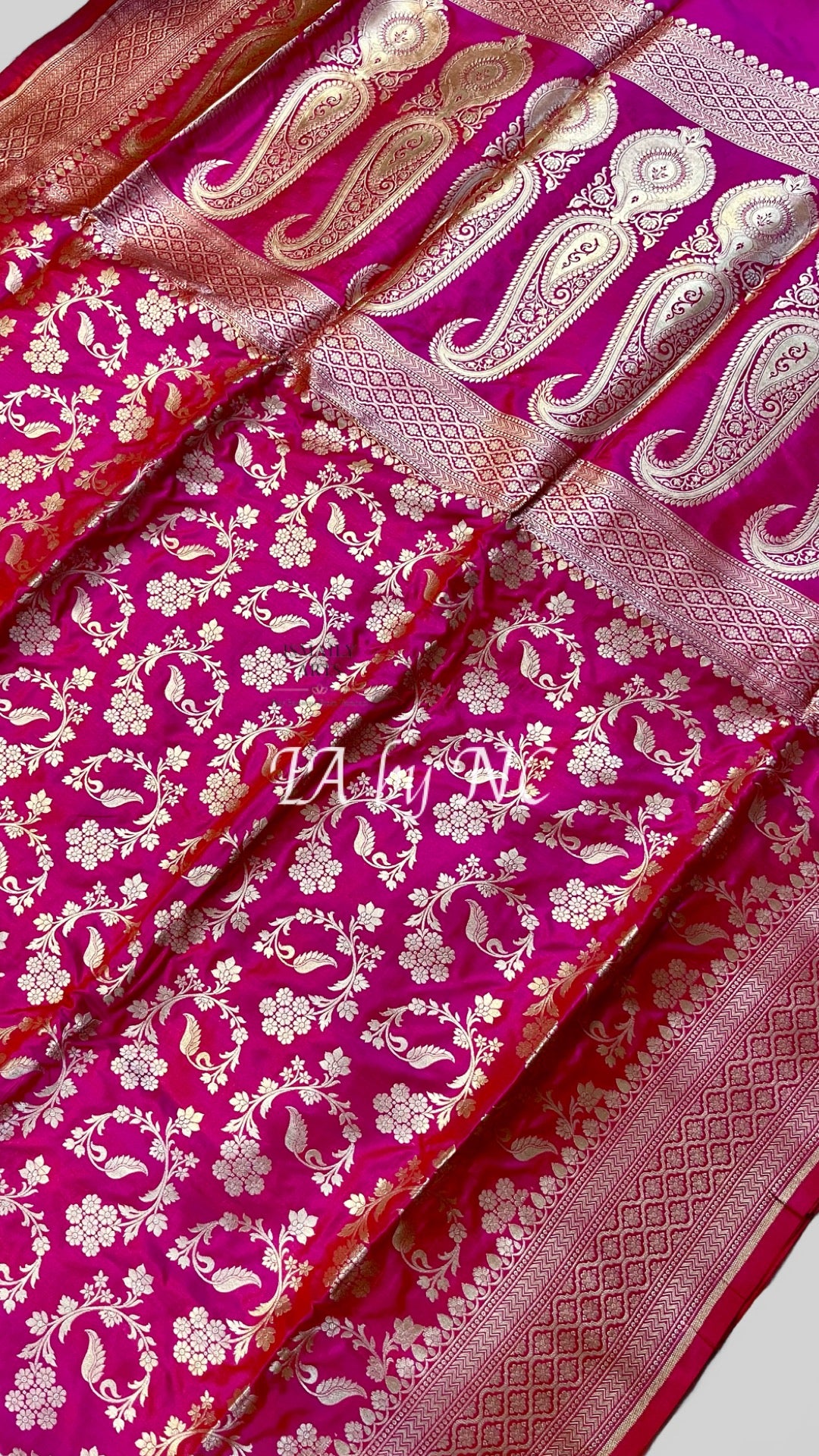 Rani Banarasi Pure Katan Silk Pattu Saree