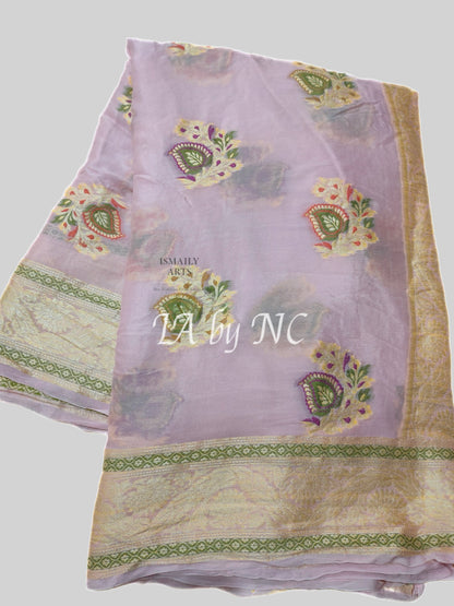 Baby Banarasi Pure Crepe Georgette Saree