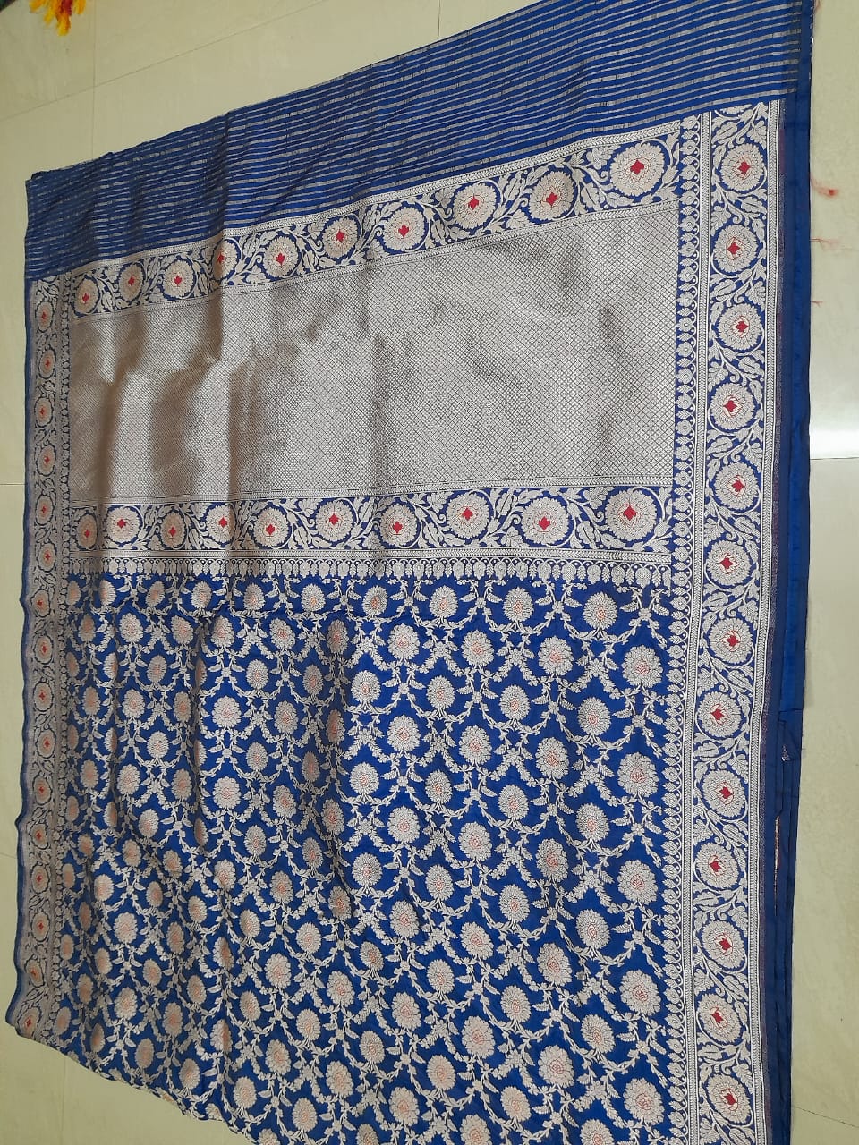 Nita Ambani inspired Royal Banarasi Pure Katan Silk Meenakari Pattu Saree