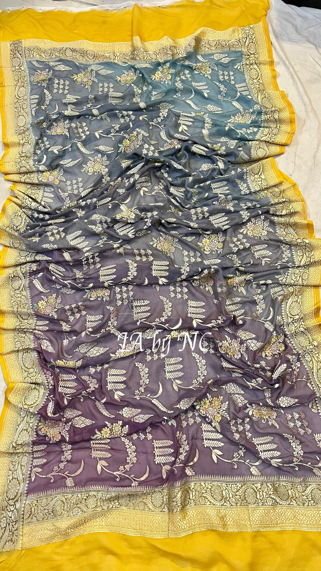 Banarasi Pure Khaddi Georgette Dupatta