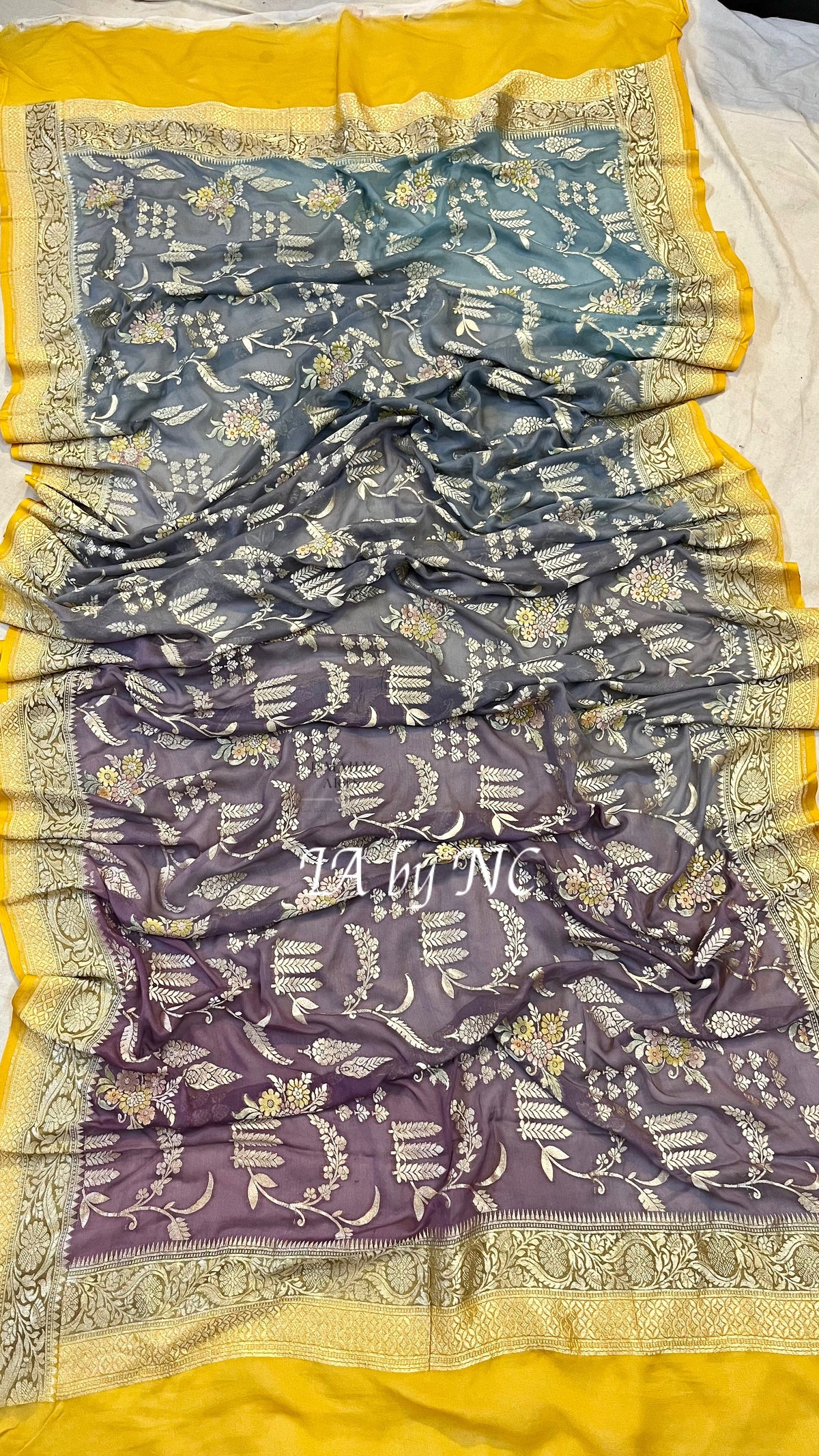 Banarasi Pure Khaddi Georgette Dupatta