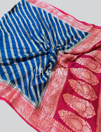 Yale Banarasi Pure Chiffon Georgette Saree