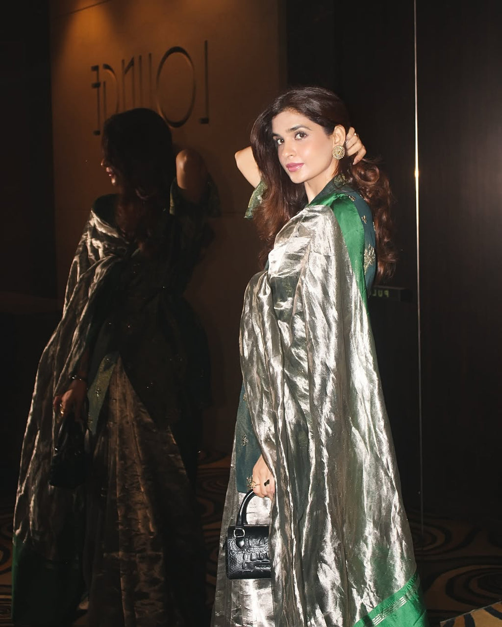 Sacramento Banarasi Pure Tissue Silk Saree - Satin Border
