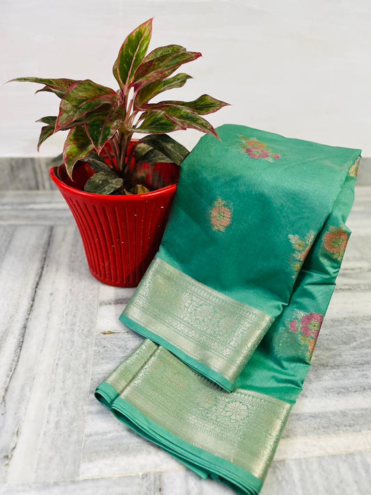 Banarasi Blend Khaddi Georgette Tilfi Saree