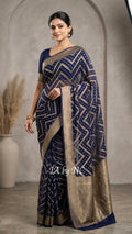 Space Banarasi Pure Khaddi Georgette Saree