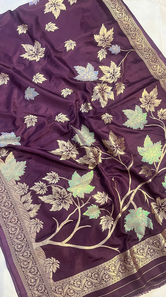 Banarasi Blend Pure Mashru Silk Saree