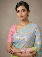 Designer Banarasi Pure Khaddi Georgette Saree