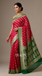 Imperial Banarasi Pure Chiffon Georgette Saree